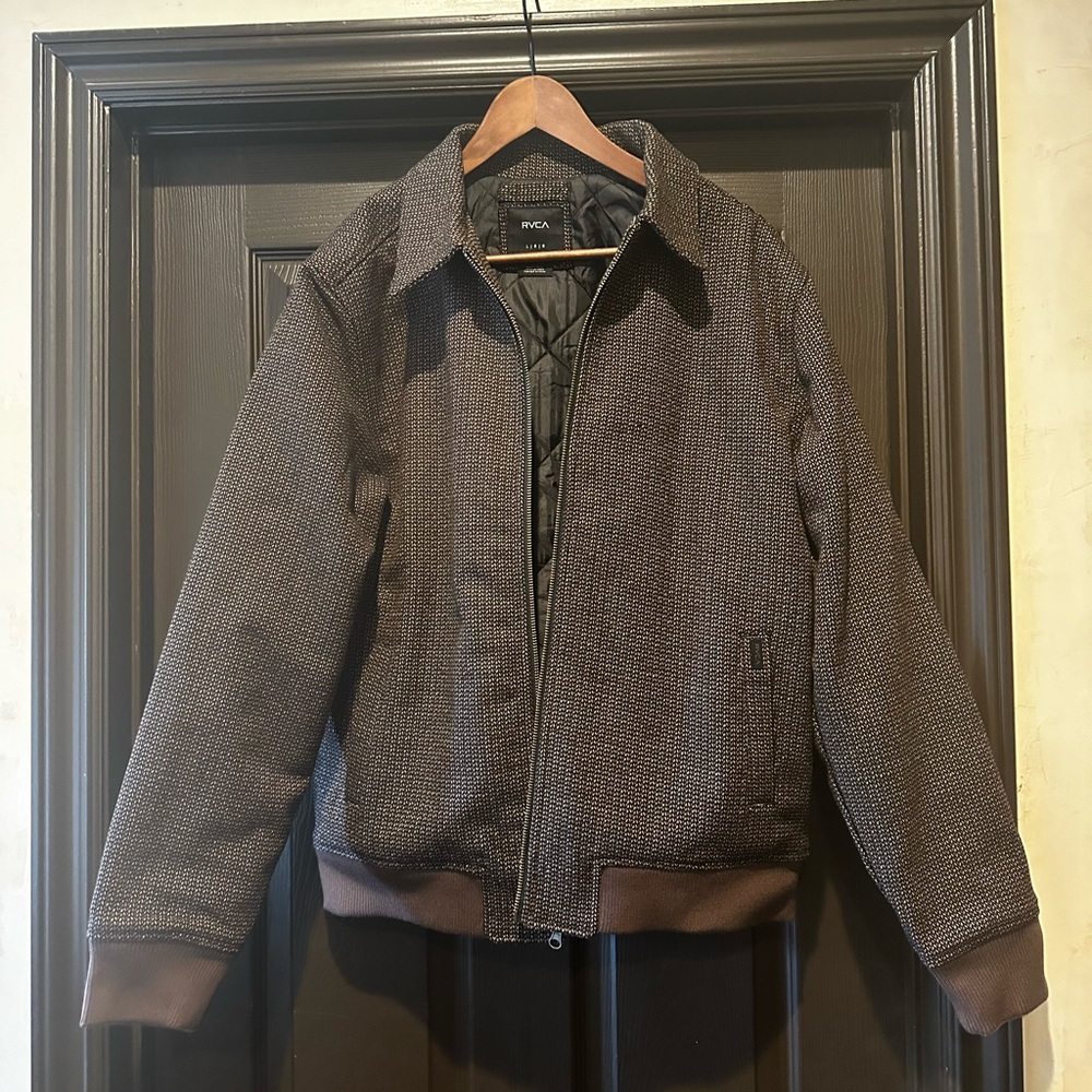 Brown, RVCA jacket